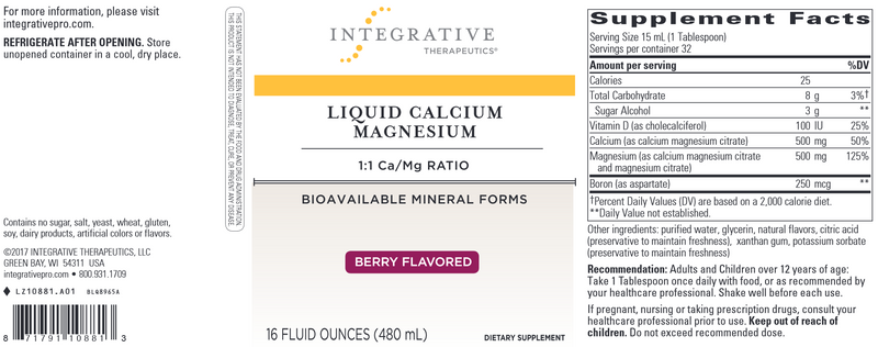 Liquid Calcium Magnesium (1:1)