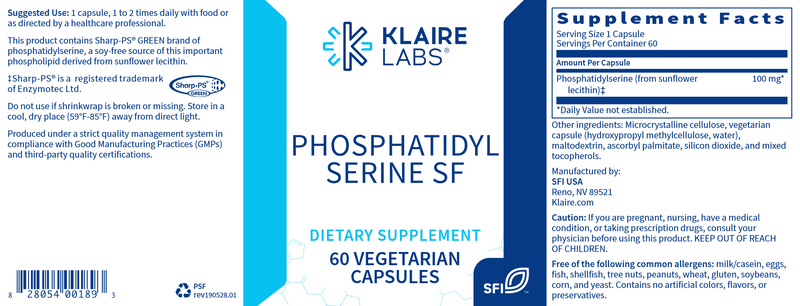 Phosphatidyl Serine SF