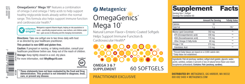 OmegaGenics® Mega 10®