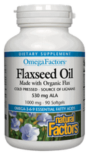 OmegaFactors® Flaxseed Oil 1000 mg